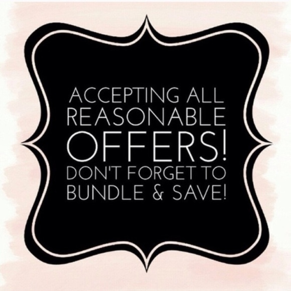 15% off 2 items bundled!!😊